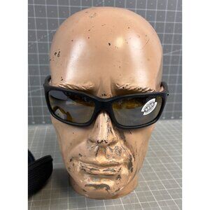 Costa Del Mar Jose 580G Polarized Sunglasses Black Frame NWOT